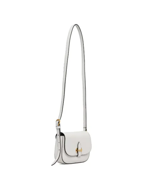 Pollini grained logo-plaque cross-body bag White PC4454PP0OQC0