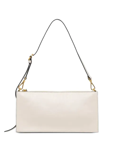 Pollini logo-embossed adjustable-strap tote bag Neutrals PC4456PP0OQA0