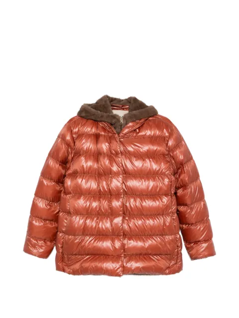 Herno quilted hooded jacket Orange PI002312D12017Z