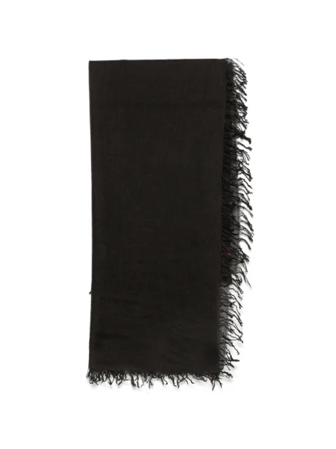 Faliero Sarti frayed-edge scarf Black I270086LOLLYM
