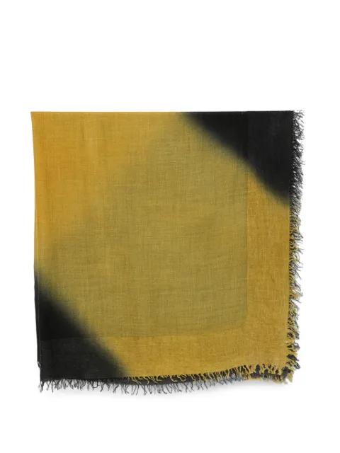 Faliero Sarti Teodorinda frayed scarf Yellow I272212