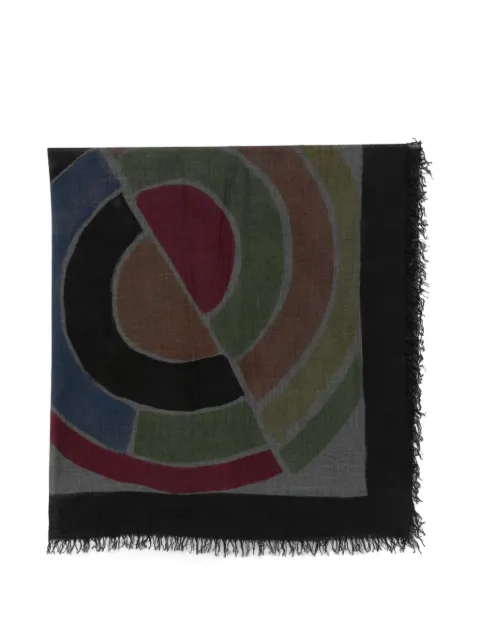 Faliero Sarti Leika geometric-print scarf Grey I272033