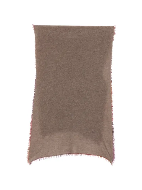 Faliero Sarti Adriana frayed scarf Brown I270480