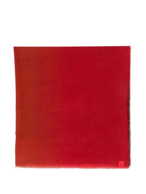 Faliero Sarti Coccola frayed-edge scarf Red I272081