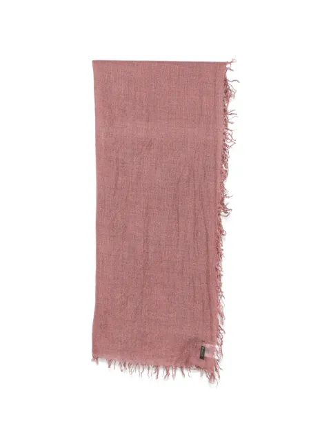 Faliero Sarti frayed-edge scarf Pink I270086LOLLYM