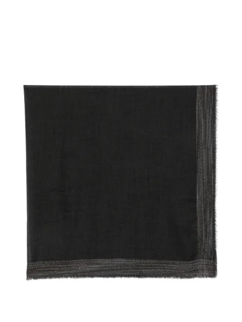 Faliero Sarti New Lenor frayed scarf Black I270516