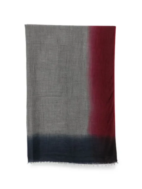 Faliero Sarti Giudy ombré-effect cashmere scarf Grey I270500