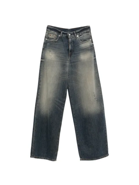 Nine In The Morning faded wide-leg jeans Blue 9FW26GEA57DESTGEAZ17