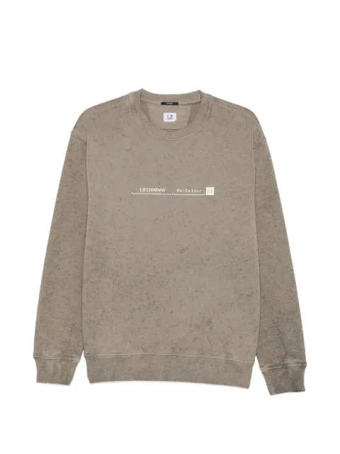 C.P. Company logo-print sweatshirt Grey 21CMSS175A006453S