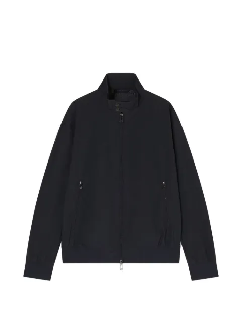 Armani Exchange zip-up high-neck jacket Blue XM002139AF22536UB101