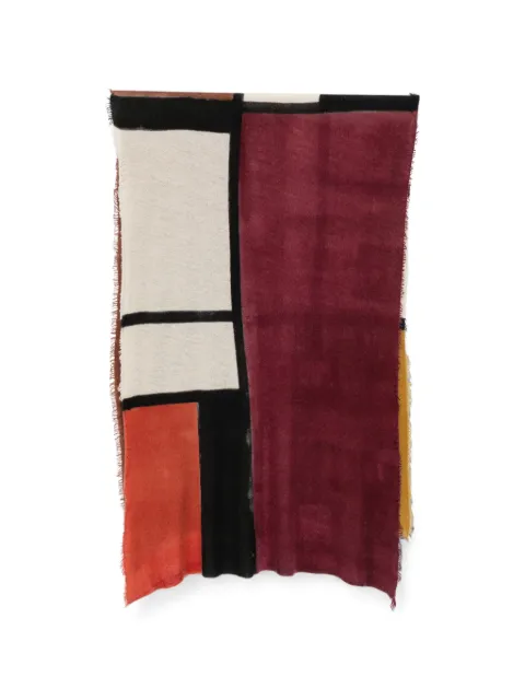 Faliero Sarti Ada friged scarf Red I272035