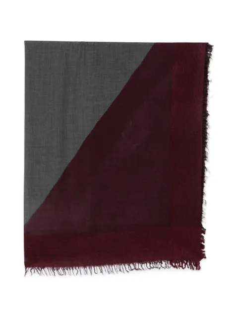 Faliero Sarti Teodoro frayed-edge scarf Grey I272041