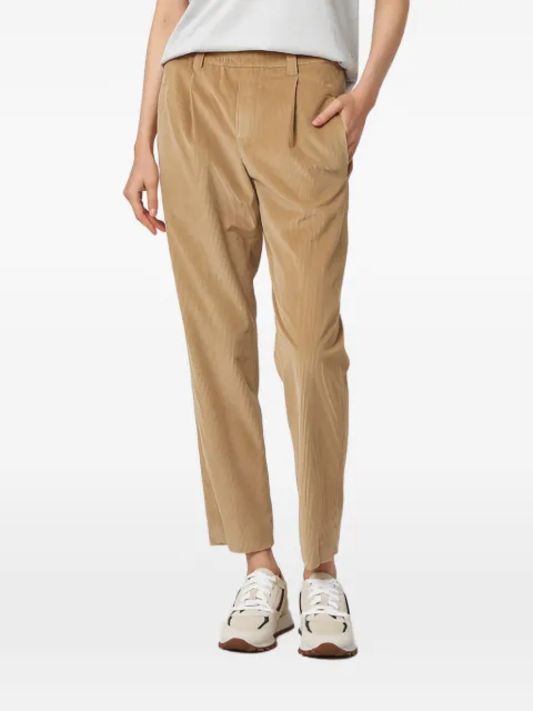 Brunello Cucinelli pleated corduroy trousers Neutrals MP436P8416C079