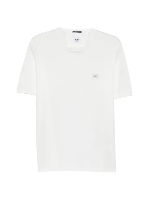 C.P. Company logo-patch jersey T-shirt White 21CMTS160A006374G