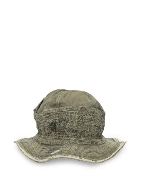 KAPITAL distressed bucket hat Green EK1499XHKHAKI