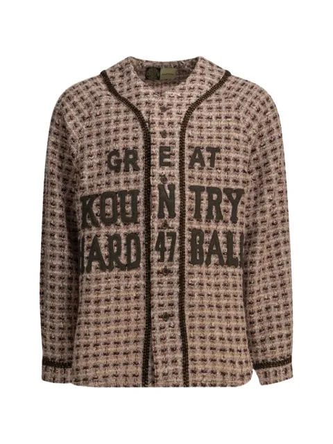 KAPITAL bouclé shirt Pink K2510LS145PINK