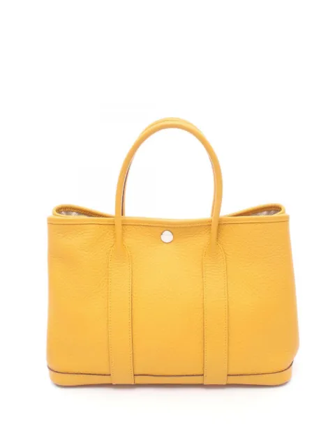 Hermès Pre-Owned 2018 Country Garden Party 30 tote bag Yellow BED8GGKK38Y31VC0