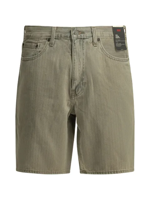 Levi's 468 Stay Loose herringbone denim shorts Grey A84610037