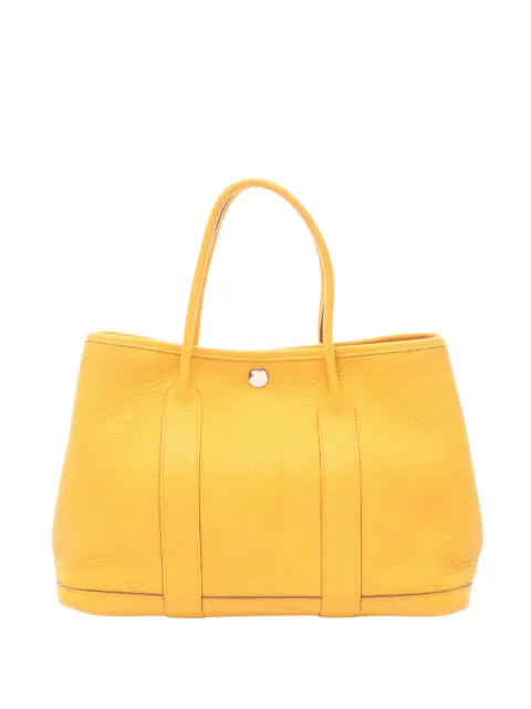 Hermès Pre-Owned 2009 Negonda Garden Party 30 tote bag Yellow 5QZMHKLHA0ZEDZPB