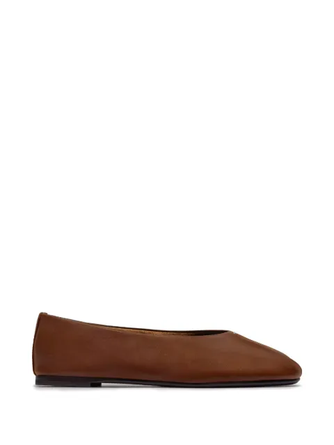 Bernardo Meredith leather ballet flats Brown MEREDITH