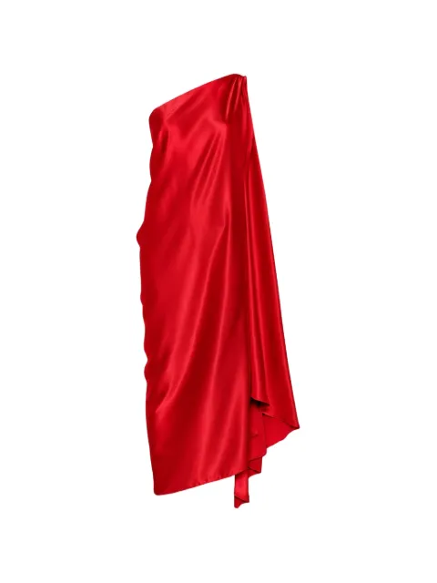 Stephan Janson one-shoulder draped maxi dress Red SI950DEAROSSO