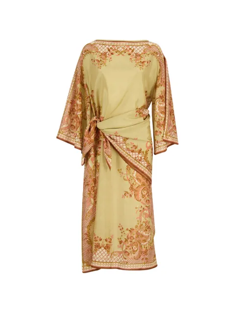 ZIMMERMANN paisley-print midi dress Green 7900DSS261