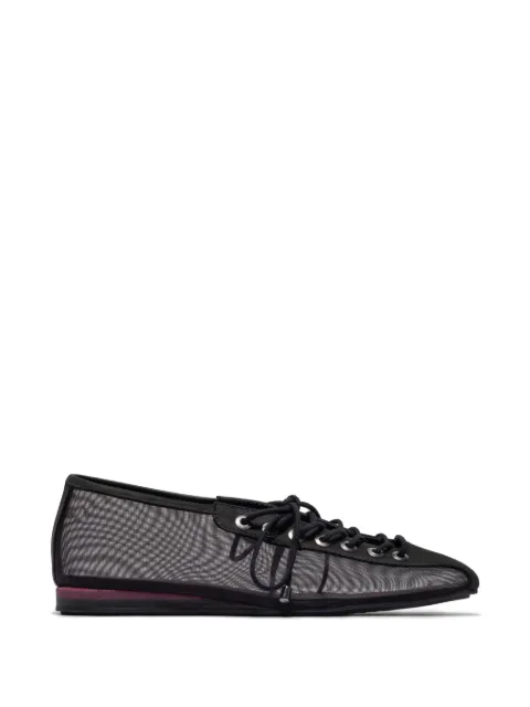 Bernardo Billie mesh ballet flats Black BILLIE