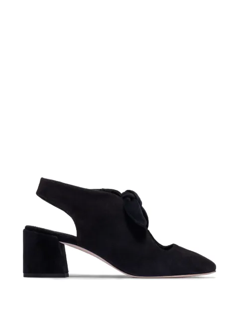 Bernardo Angelina bow-detail slingback pumps Black ANGELINA