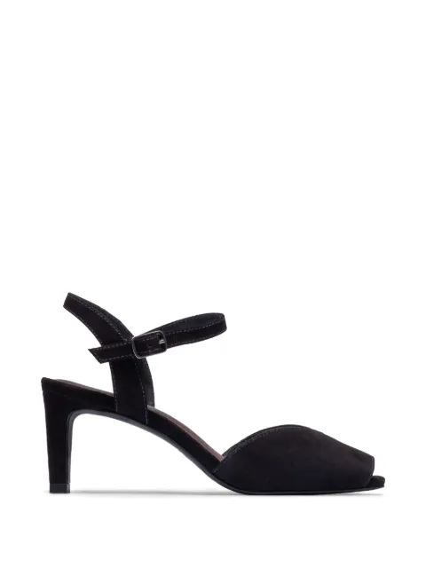 Bernardo HARTLEY buckle-fastening square-toe sandals Black HARTLEY