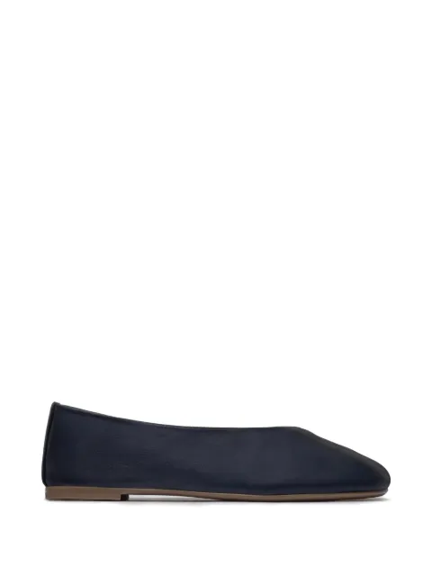 Bernardo Meredith central-seam ballet flats Blue MEREDITH