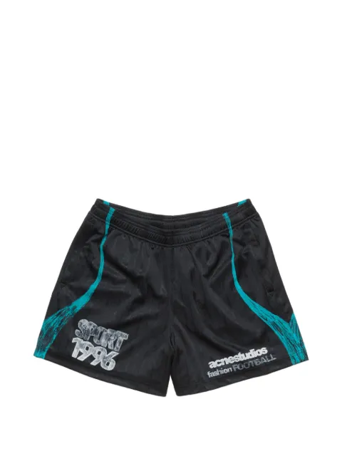 Acne Studios casual graphic shorts Black CE0093