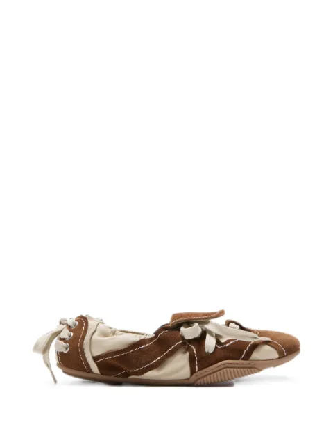Acne Studios suede lace-up shoes Brown AD0941