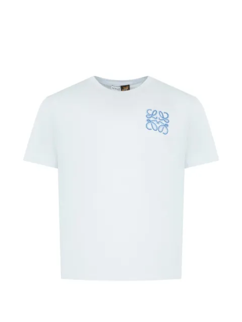 LOEWE Anagram-embroidered relaxed-fit T-shirt White H616Y22XAB