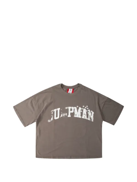 Jordan Jordan logo-print T-shirt Brown IM7392289