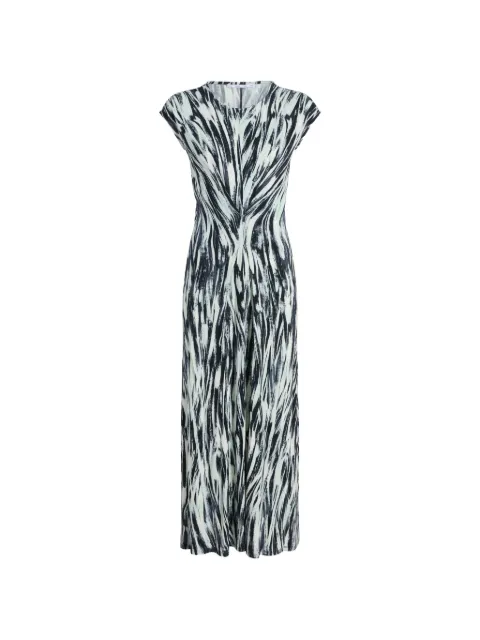 Proenza Schouler White Label Miranda dress in printed jersey Blue WL2633686JY077