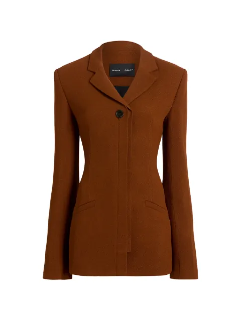 Proenza Schouler Vioni jacket in heavy sable Brown R2632003BY382