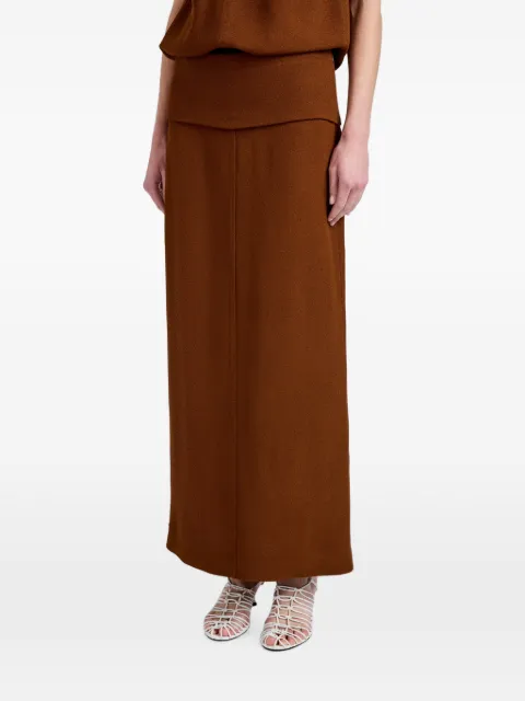 Proenza Schouler Liora skirt in heavy sable Brown R2635009BY382
