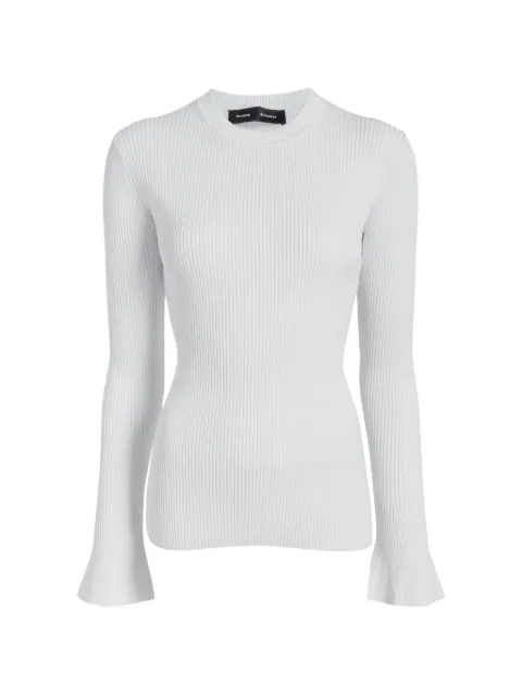 Proenza Schouler Nir top in silk viscose White R2637392KY294