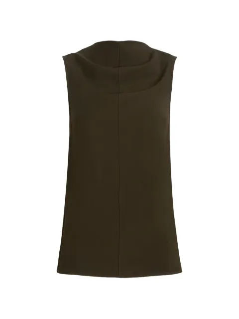 Proenza Schouler Defni top in eco hammered viscose Green R2634016BY332E