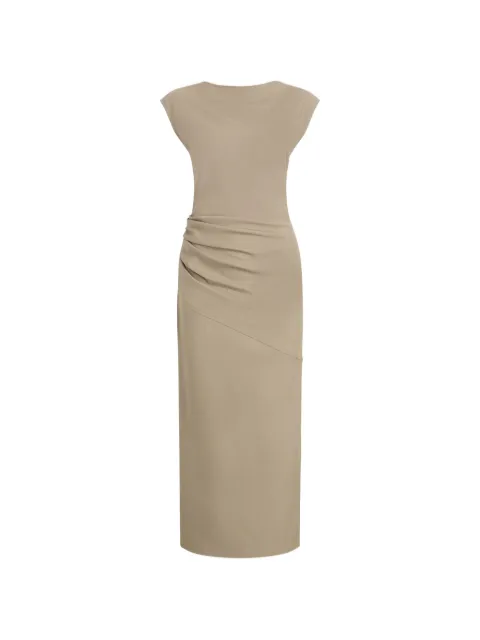 Proenza Schouler Katia dress in wool gabardine Neutrals R2633034AW177