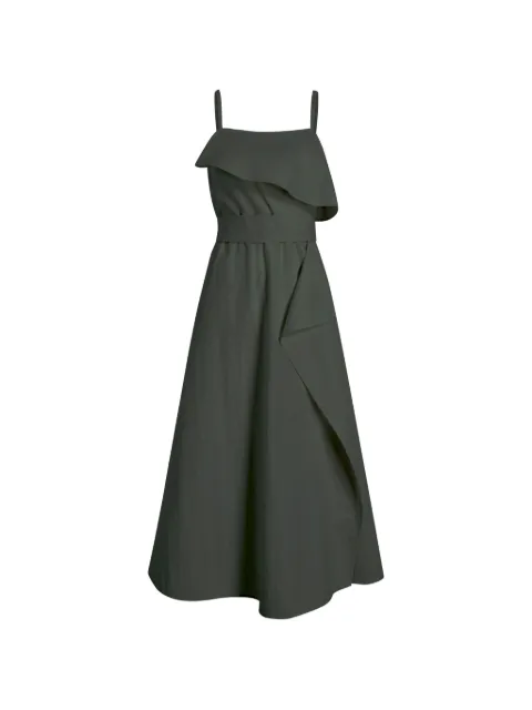 Proenza Schouler White Label Reign dress in washed cotton Green WL2633676AY221S