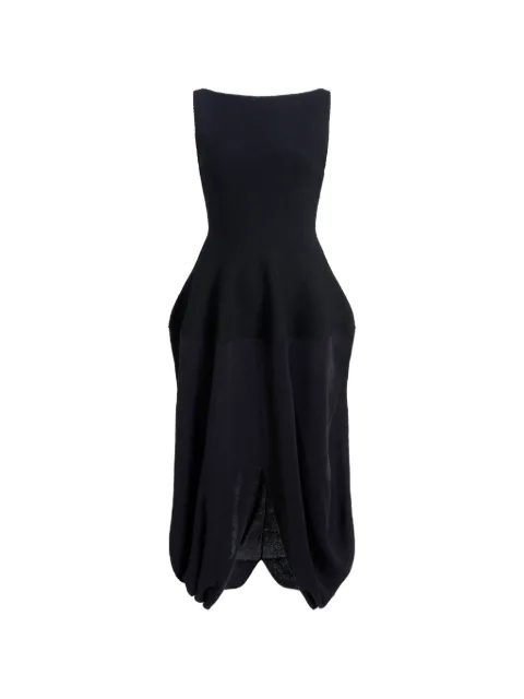 Proenza Schouler Sukki dress in draped viscose Black R2637383KY426