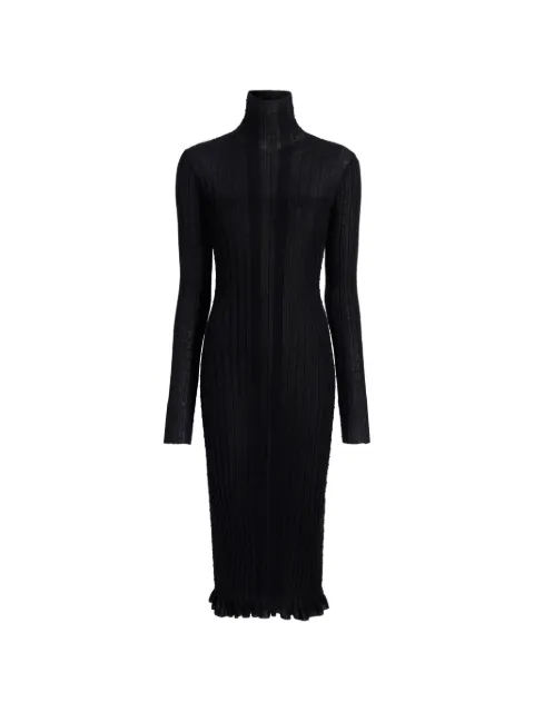 Proenza Schouler Monet dress in fine bobble knit Black R2637377KC163