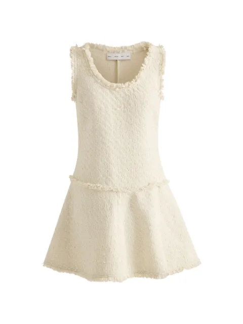 Proenza Schouler White Label Kaida dress in basketweave tweed Neutrals WL2633690AY223