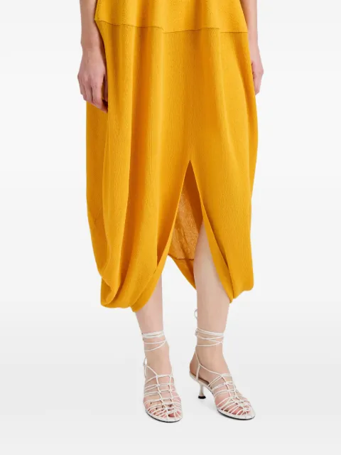 Proenza Schouler Sukki dress in draped viscose Yellow R2637383KY426