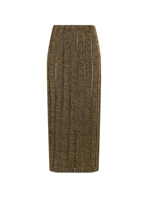 Proenza Schouler Maelle skirt in drop needle tweed Gold R2637375KY427
