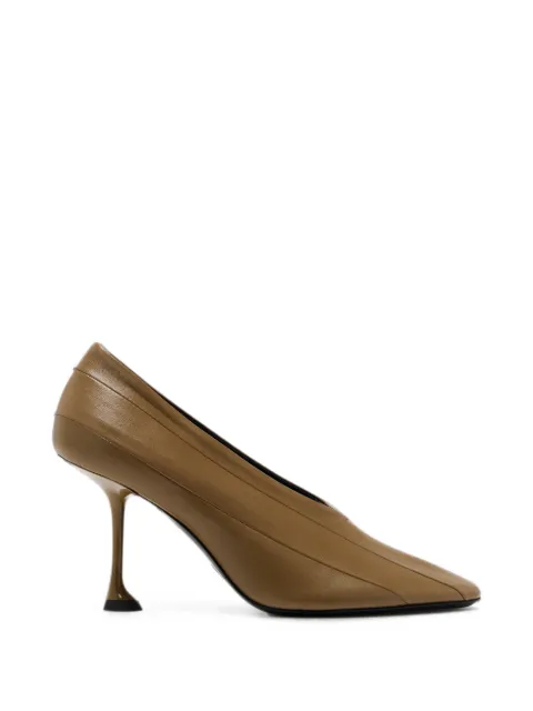 Proenza Schouler Tee 85 pieced pumps Brown SH263141L001A