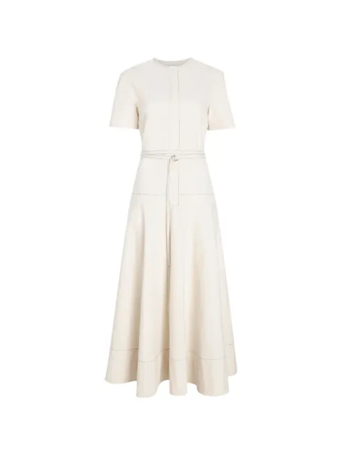 Proenza Schouler White Label Elizabeth dress in solid cotton linen Neutrals WL2633502SC070S