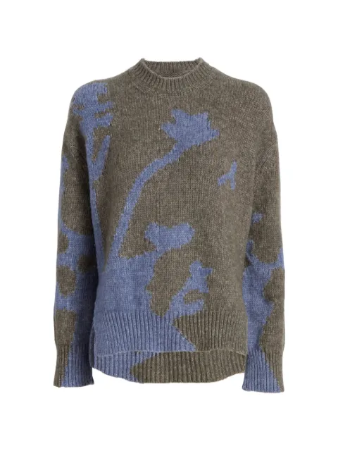 Proenza Schouler White Label Cathy sweater in wool knit Grey WL2637751KY330