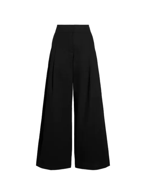 Proenza Schouler White Label Coralie pants in poplin Black WL2636135SC097